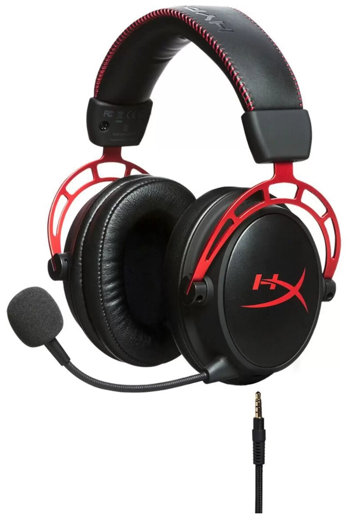 Купить Игровые наушники HyperX Cloud Alpha (HPHX4P5L1AB) Black Red  в E-mobi