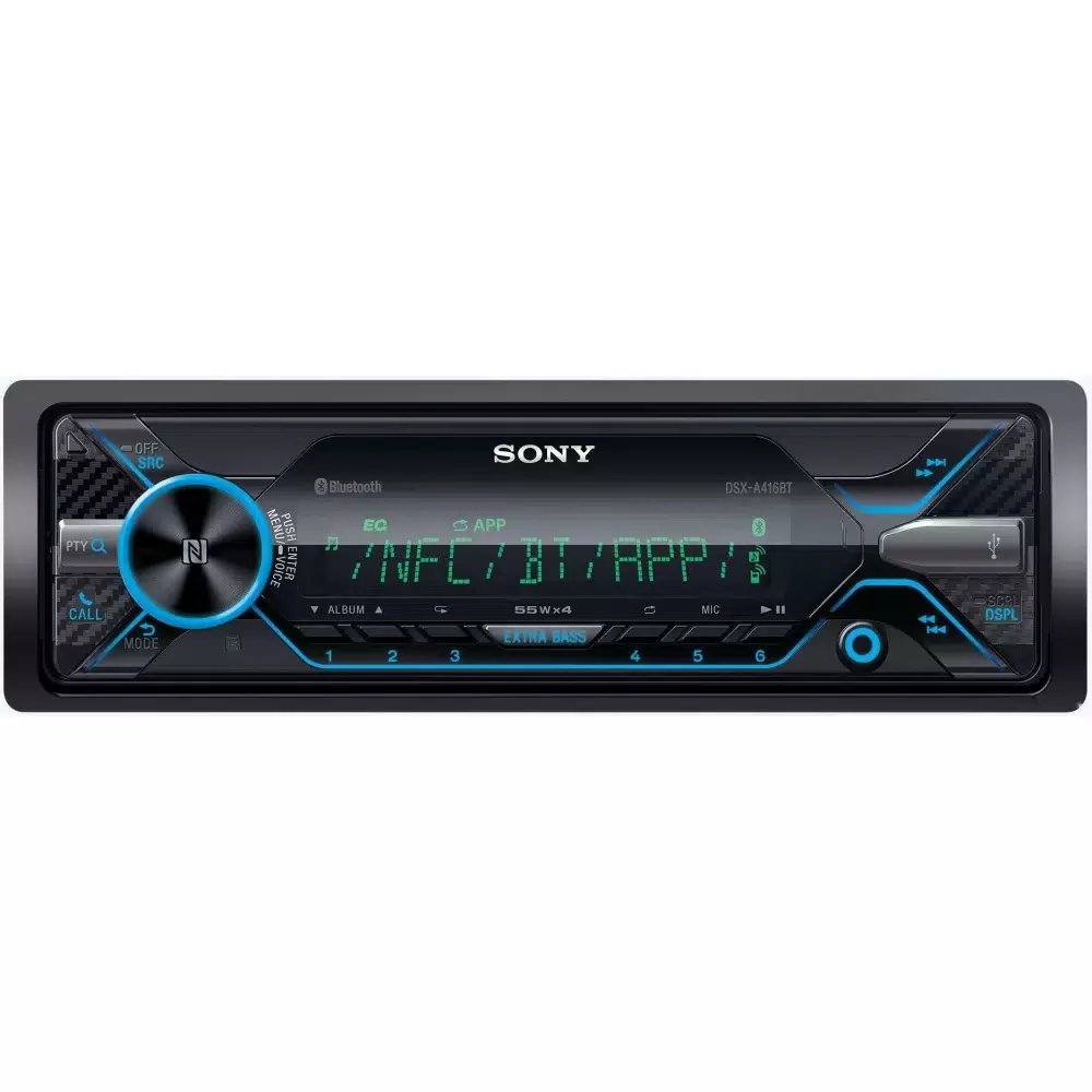 Купить Автомагнитола Sony DSX-A416BT 1DIN 4х55Вт  в E-mobi