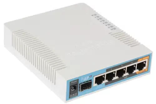 Купить Wi-Fi роутер MikroTik RB962UIGS-5HACT2HNT White  в E-mobi