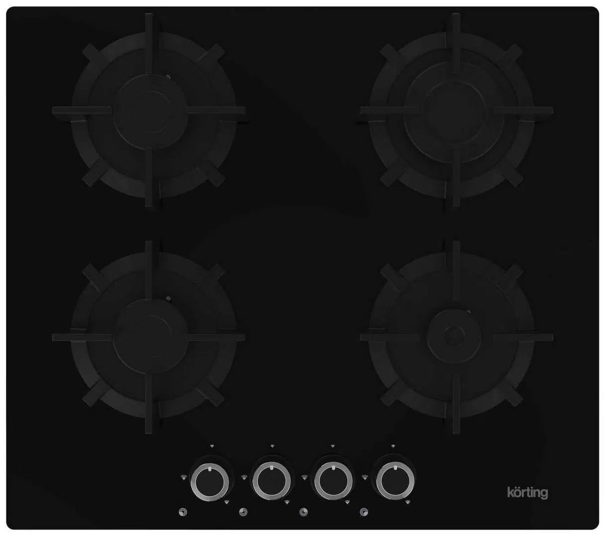 Купить Встраиваемая варочная панель газовая Korting HGG 6420 CN черный  в E-mobi
