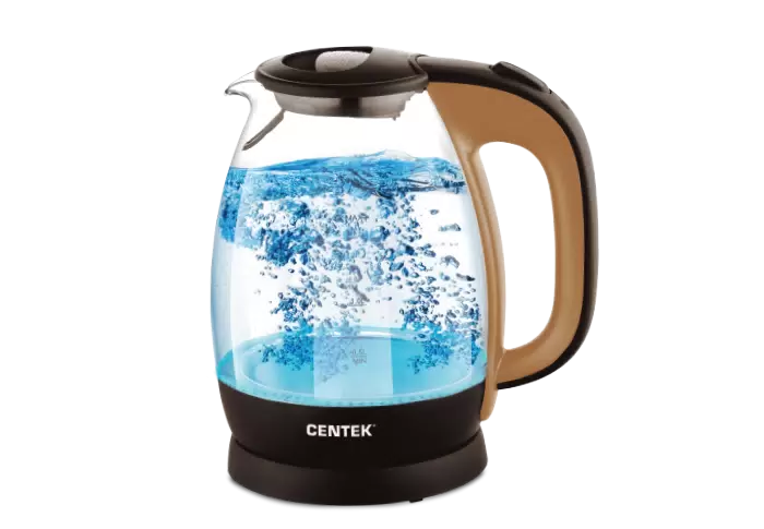 Купить Чайник электрический Centek CT-0056 1.7 л черный, бежевый  в E-mobi