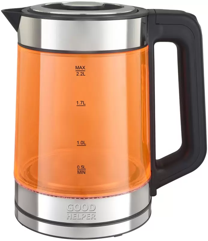 Купить Чайник электрический GoodHelper KPG-2201 2.2 л оранжевый  в E-mobi