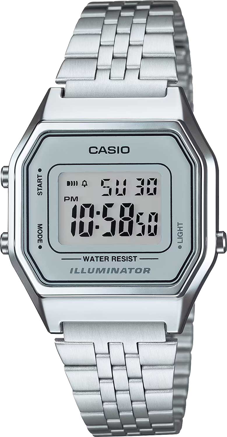 Купить Японские наручные часы Casio Vintage LA-680WEA-7E с хронографом  в E-mobi