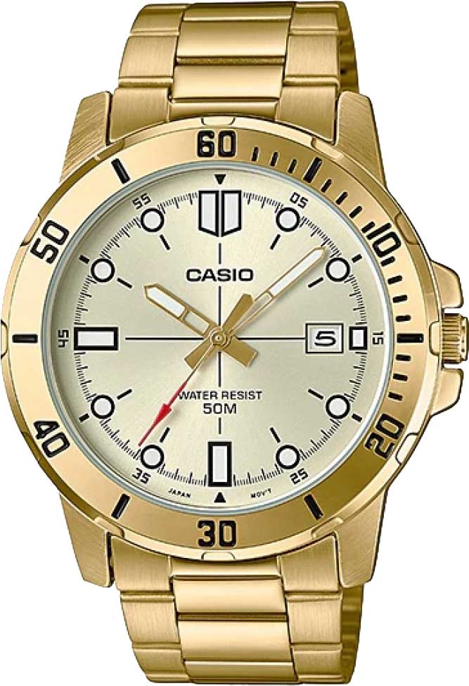 Купить Японские наручные часы Casio Collection MTP-VD01G-9E  в E-mobi