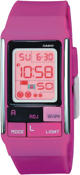 Купить Японские наручные часы Casio Collection LDF-52-4A с хронографом  в E-mobi