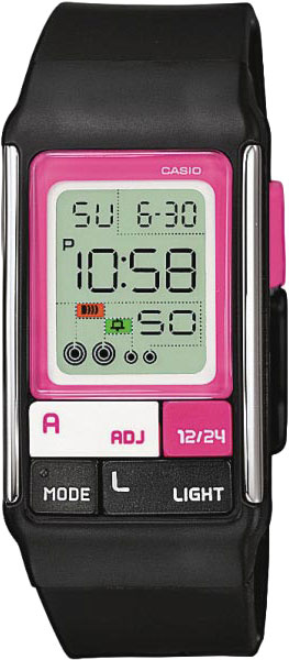 Купить Японские наручные часы Casio Collection LDF-52-1A с хронографом  в E-mobi