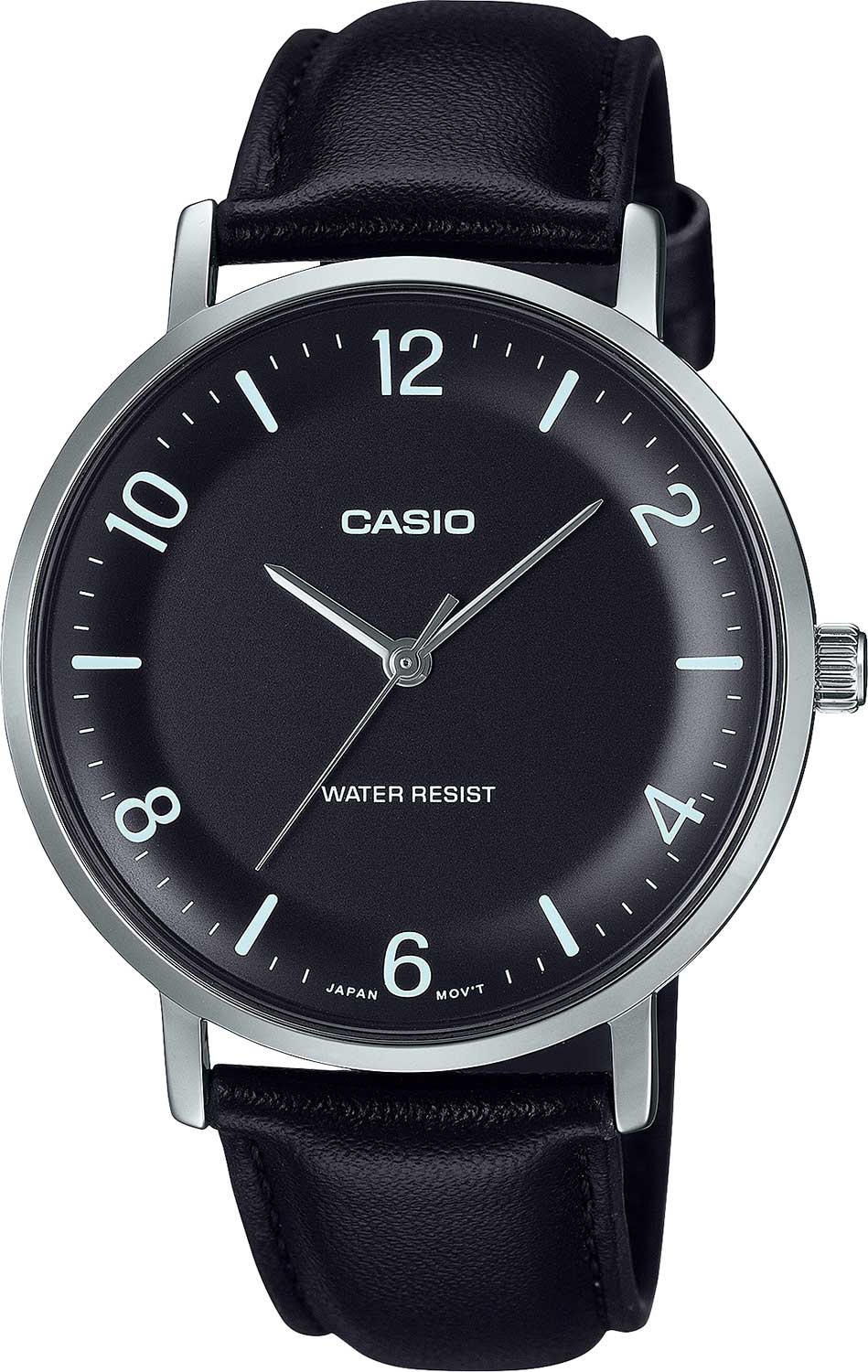 Купить Японские наручные часы Casio Collection MTP-VT03L-1B  в E-mobi