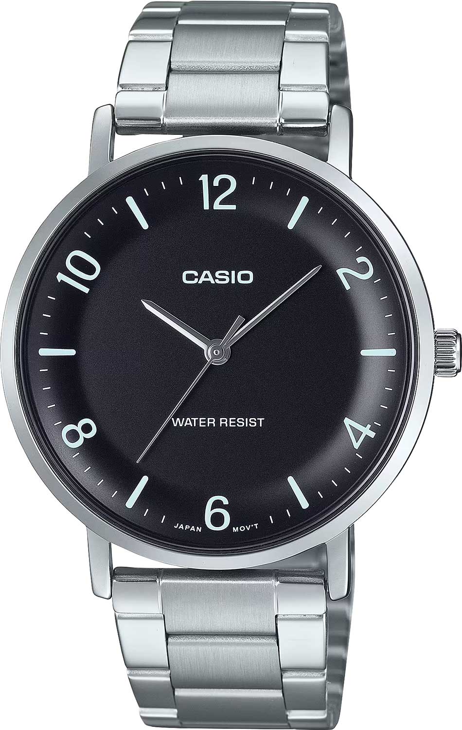 Купить Японские наручные часы Casio Collection MTP-VT03D-1B  в E-mobi