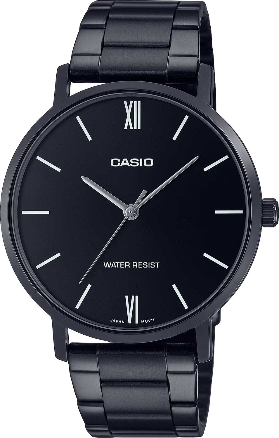 Купить Японские наручные часы Casio Collection MTP-VT01B-1B  в E-mobi