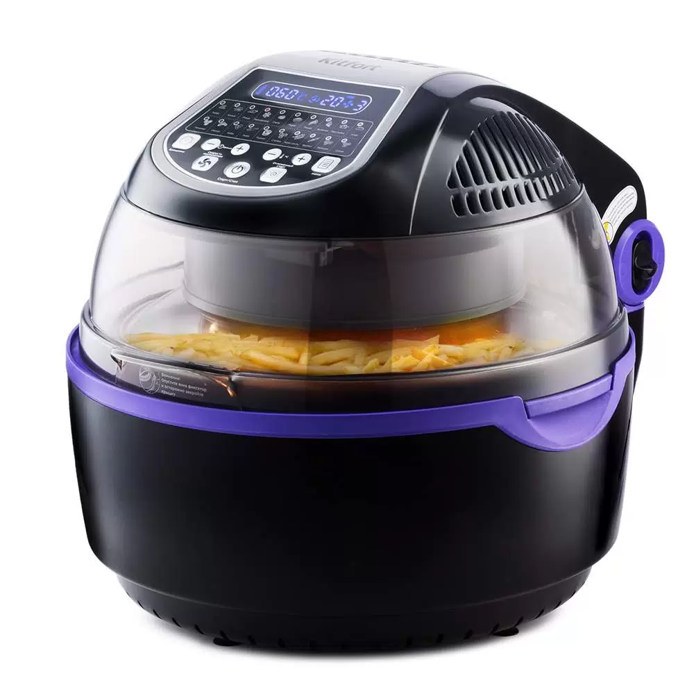 Купить Аэрогриль Kitfort KT-2219-1 Black/Blue  в E-mobi