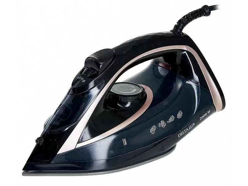 Купить Утюг Delta Lux DE-3001 Black-Bronze  в E-mobi