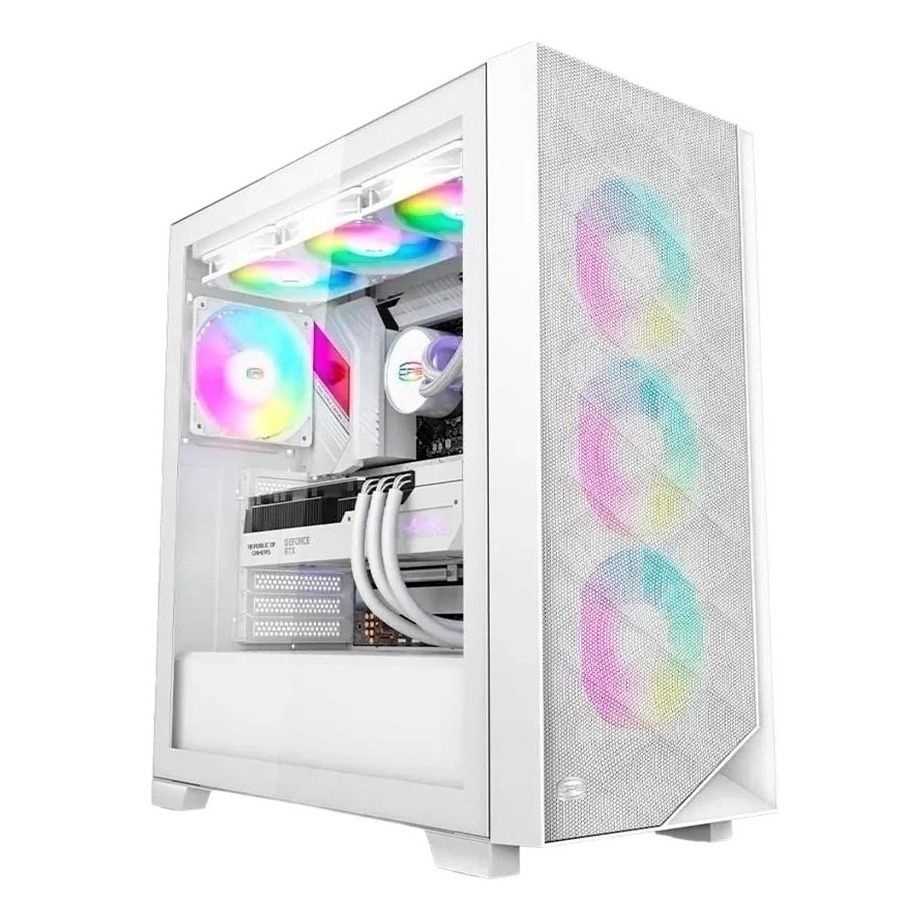 Купить Компьютерный корпус PCcooler C3D510 WH ARGB  в E-mobi
