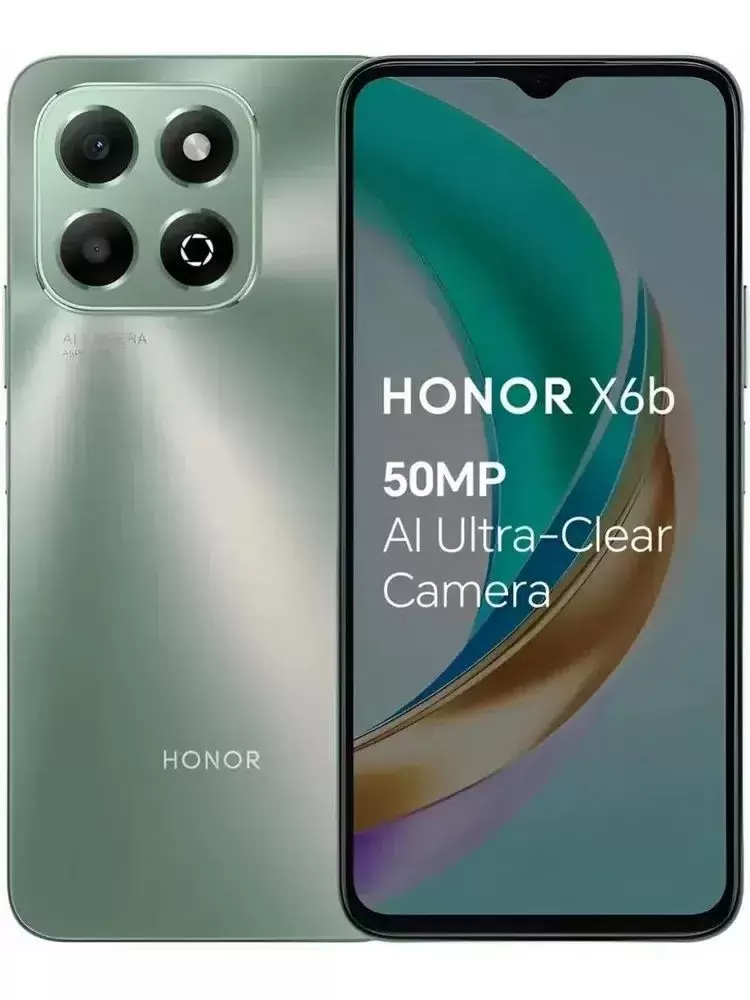 Купить Смартфон Honor X6b 6/256GB Forest Green (Без Рустор)  в E-mobi