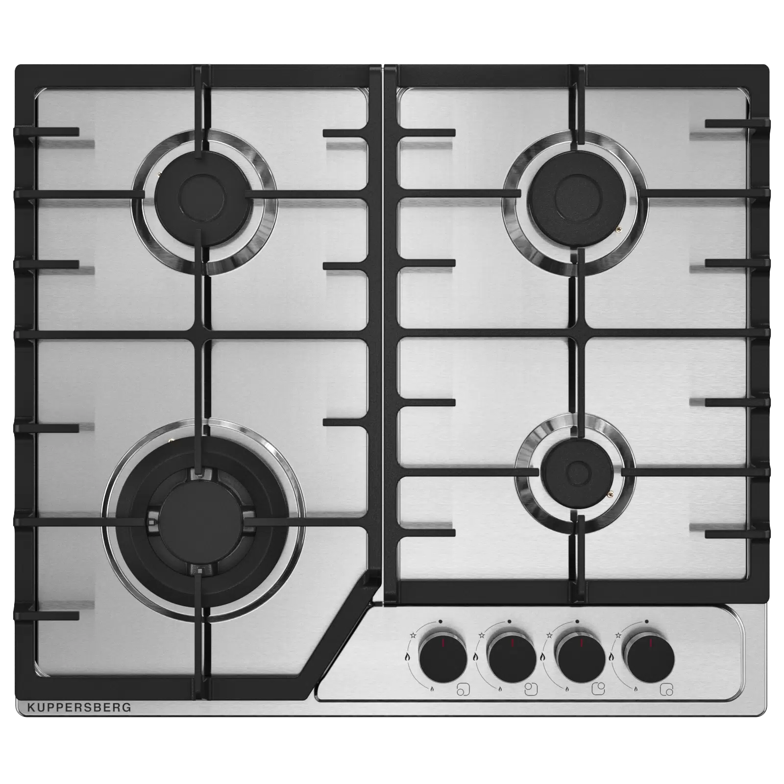 Купить Встраиваемая варочная панель газовая KUPPERSBERG FS 66 серебристый  в E-mobi