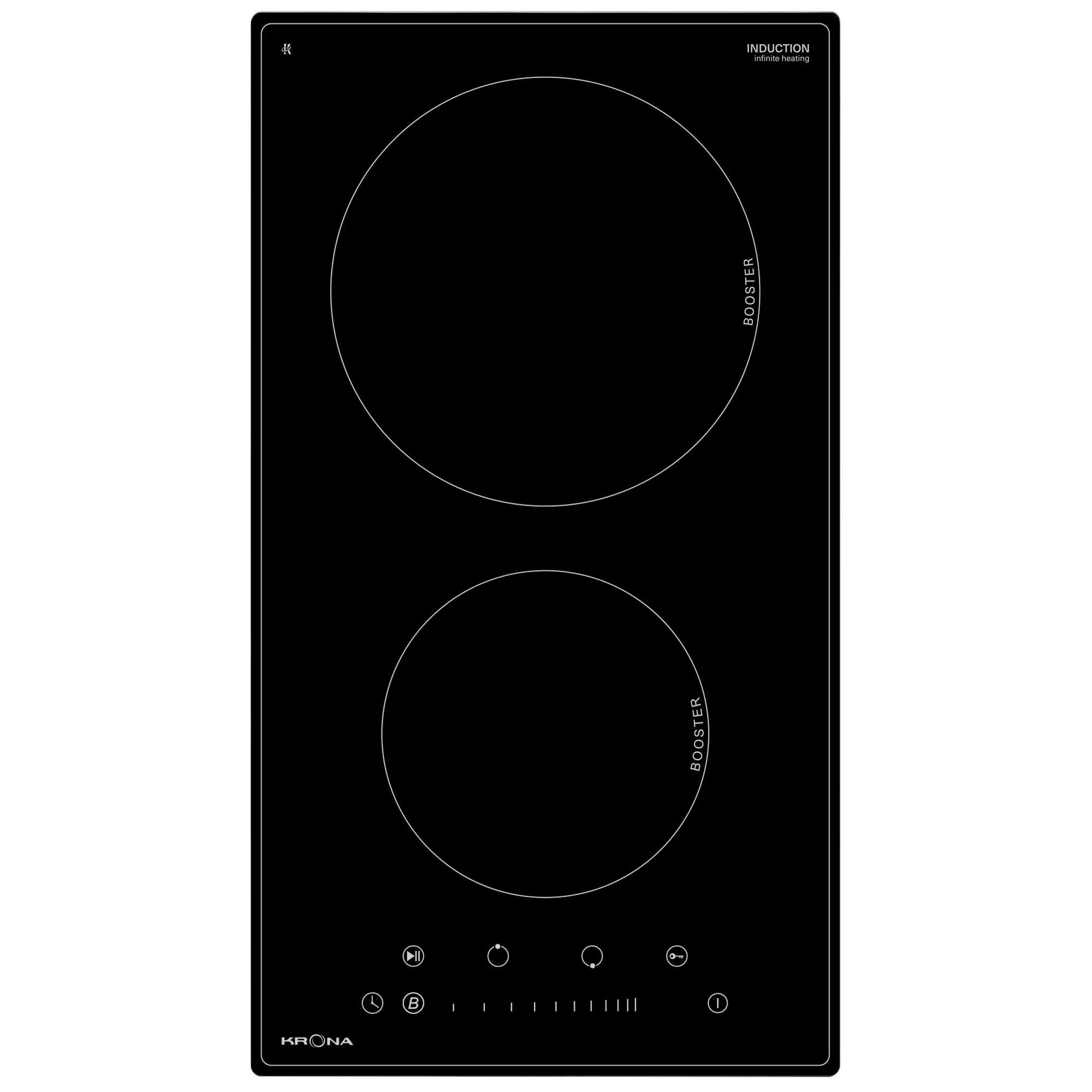 Купить Встраиваемая варочная панель индукционная Krona FORTE 30 BL черный  в E-mobi