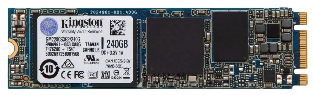 Купить SSD накопитель Kingston G2 M.2 2280 240 ГБ (SM2280S3G2/240G)  в E-mobi
