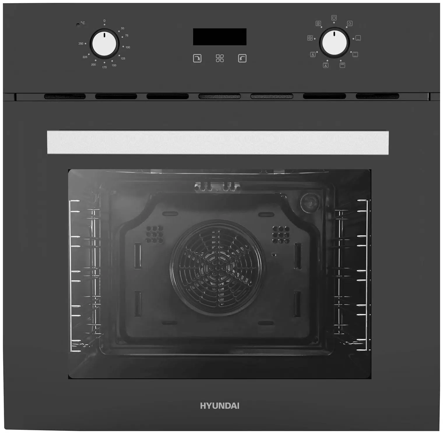 Купить Встраиваемый электрический духовой шкаф HYUNDAI HEO 66411 BG черный  в E-mobi