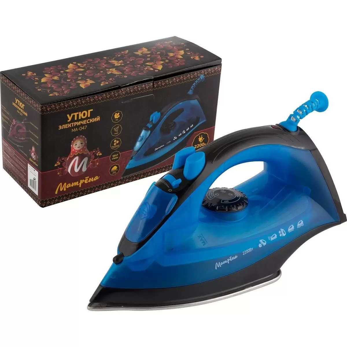 Купить Утюг Матрена MA-047 Blue  в E-mobi