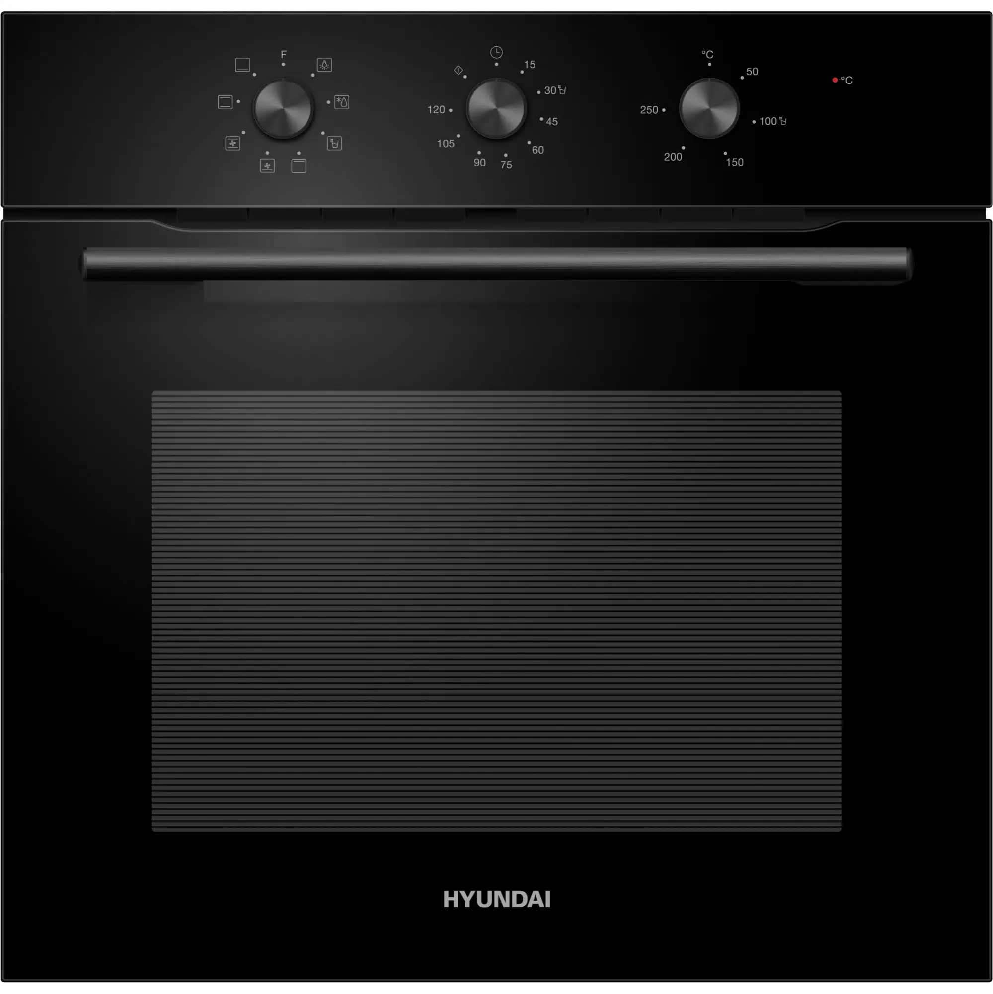 Купить Духовой шкаф Hyundai HEO 66412 BG черный  в E-mobi