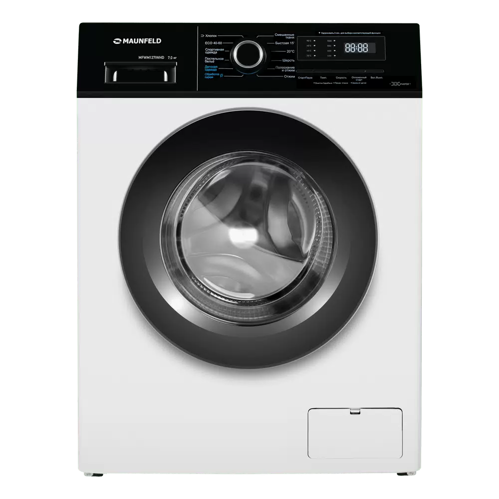 Купить Стиральная машина MAUNFELD MFWM127IWHD белый  в E-mobi