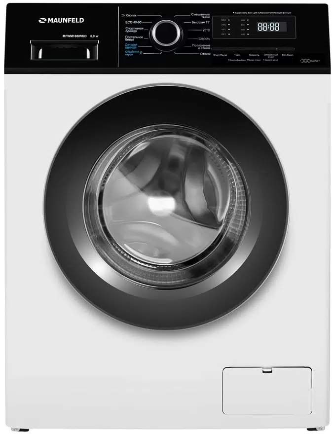 Купить Стиральная машина MAUNFELD MFWM106IWHD белый  в E-mobi