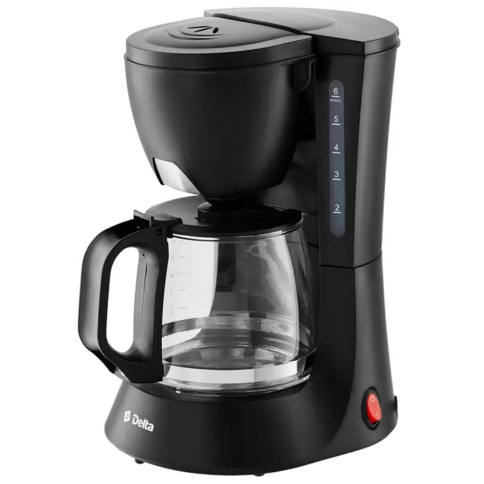 Купить Кофеварка капельного типа Delta DL-8153 Black  в E-mobi