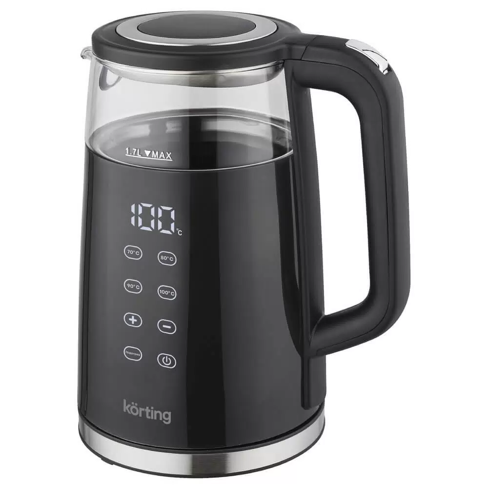Купить Чайник электрический Korting KWK 0907 G 1.7 л черный  в E-mobi