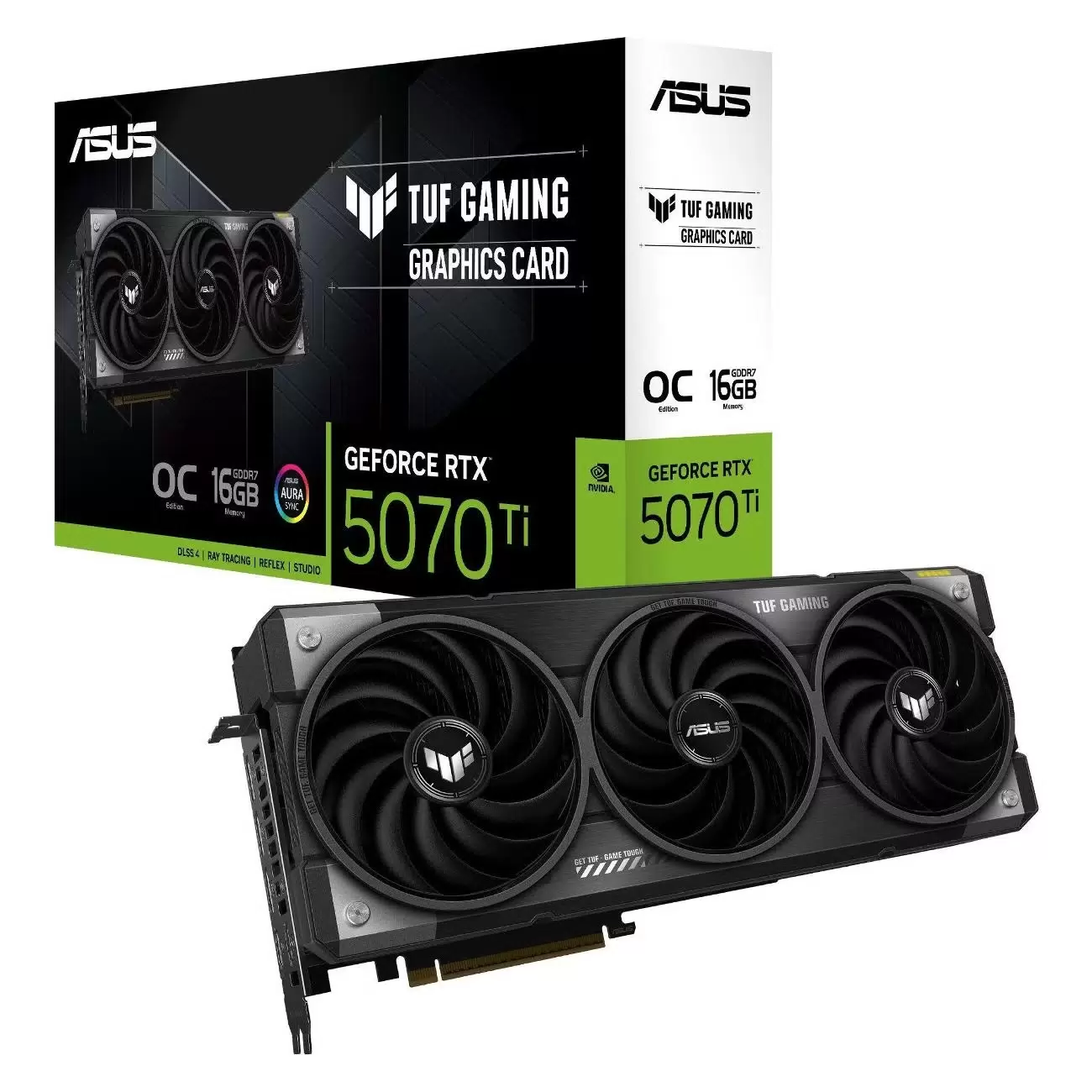 Купить Видеокарта ASUS GeForce RTX 5070 Ti TUF Gaming OC Edition  в E-mobi