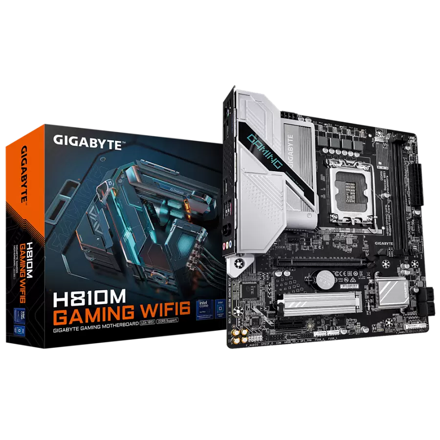 Купить Материнская плата GIGABYTE H810M GAMING WIFI6 RTL  в E-mobi