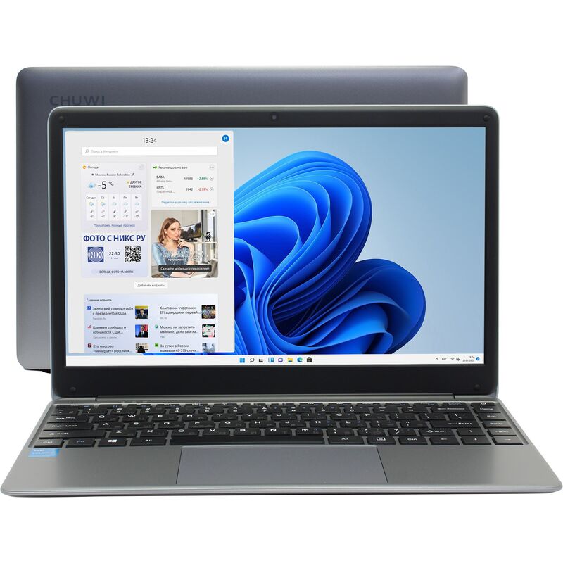 Купить Ноутбук Chuwi HeroBook Pro (CWI514-CN8N2N1HDMXX) 14.1"(1920x1080 IPS)/Intel Celeron N4020(1.1Ghz)/8192Mb/256SSDGb/noDVD/Int:Intel UHD Graphics 600  в E-mobi