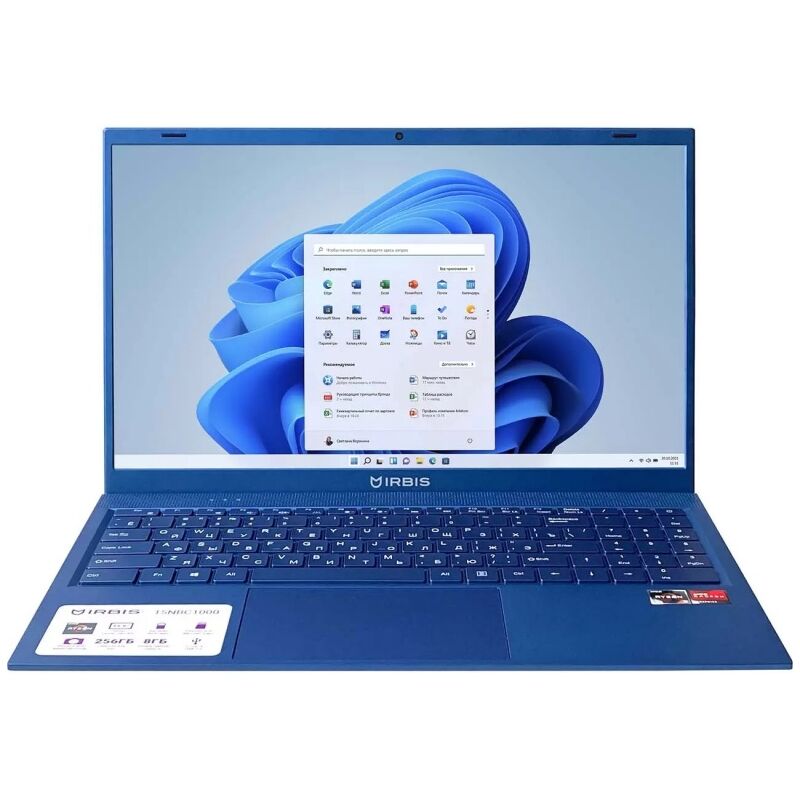 Купить Ноутбук Irbis Blizzard 15NBC1000-G3 15.6" CPU:R3-3200U, 15.6"LCD 1920*1080 IPS, 16GB sodimm +512GB SSD  в E-mobi