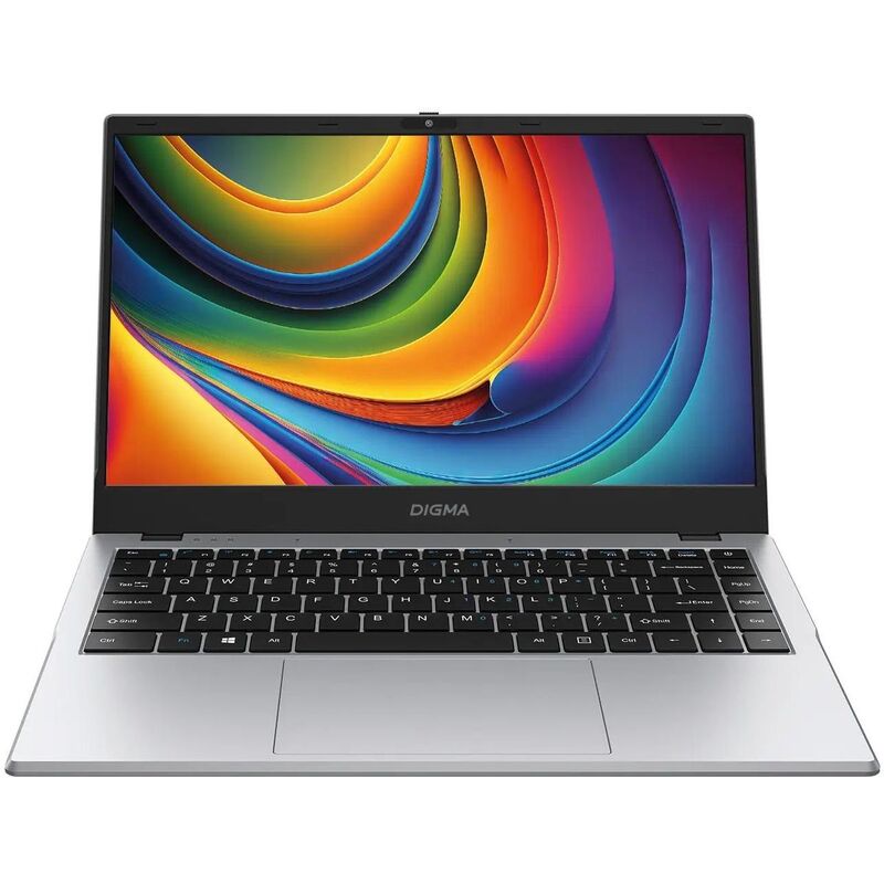 Купить Ноутбук Digma Eve C4801 (DN14N1-8CXW01) 14", IPS, Intel N100 0.8ГГц, 4-ядерный, 8ГБ LPDDR5, 256ГБ SSD, Intel UHD Graphics интегрированное, Windows 11  в E-mobi