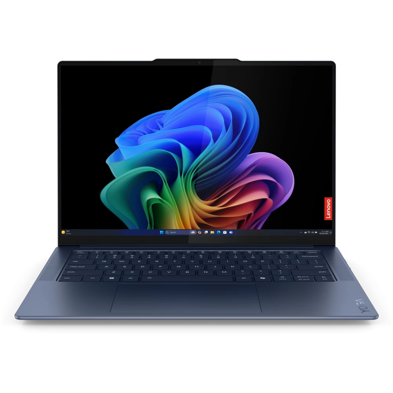 Купить Ноутбук Lenovo Yoga Slim 7 14Q8X9 83ED0049RK 14.5" 2944x1840 OLED/Touch/Snapdragon X Elite X1E-78-100(Ghz)/32768Mb/1024PCISSDGb/noDVD/Int:Qualcomm Ad  в E-mobi