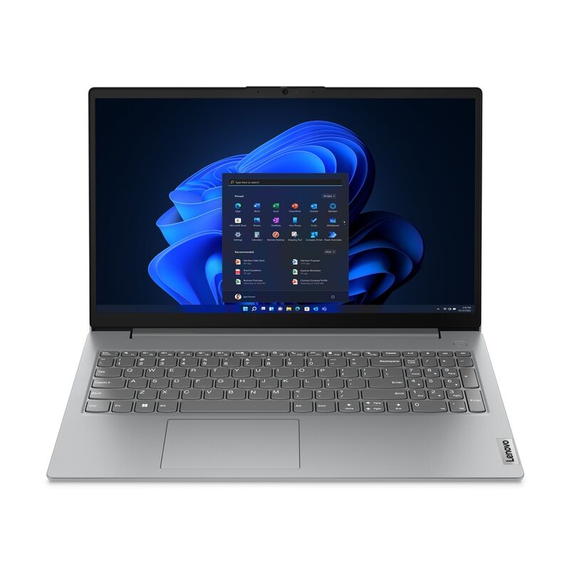 Купить Ноутбук Lenovo V15 G4 AMN (82YU014ARU) 15.6" IPS FHD AMD Ryzen 5 7520U/16Gb/512Gb SSD/VGA int/noOS/grey  в E-mobi