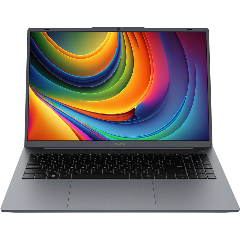Купить Ноутбук Digma EVE C5805 (DN16N1-8CXW01) N-series N100 8Gb SSD256Gb Intel UHD Graphics 16" IPS WUXGA (1920x1200) Wind11Pro dk.grey WiFi BT Cam 6000mAh  в E-mobi