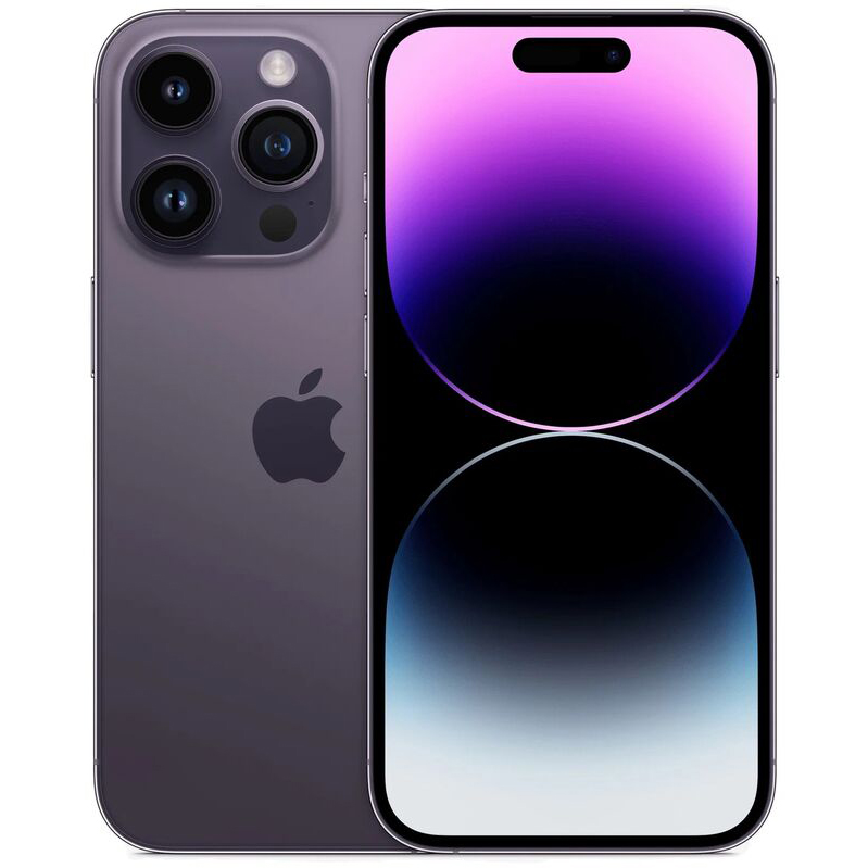 Купить 6.1&quot; Смартфон Apple iPhone 14 Pro 128 ГБ фиолетовый  в E-mobi