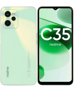 6.6" Смартфон realme C35 128 ГБ зеленый | emobi