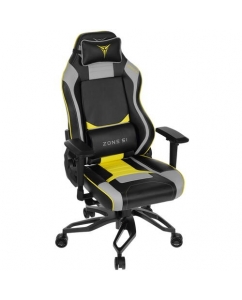 Кресло игровое ZONE 51 Cyberpunk YG желтый, серый | emobi
