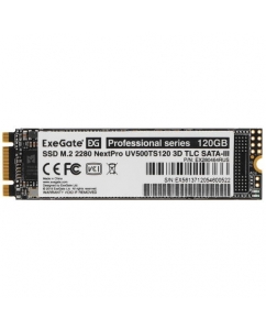 Купить 120 ГБ SSD M.2 накопитель ExeGate NextPro UV500TS120 [EX280464RUS] в E-mobi