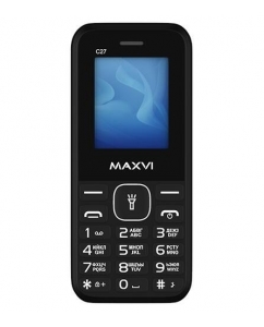Купить Сотовый телефон Maxvi C27 черный в E-mobi