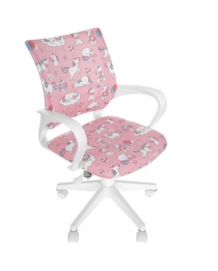 Купить Кресло детское Бюрократ BUROKIDS 1 W розовый в E-mobi