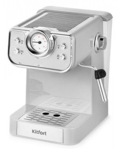 Кофеварка рожковая Kitfort КТ-7234 серый | emobi